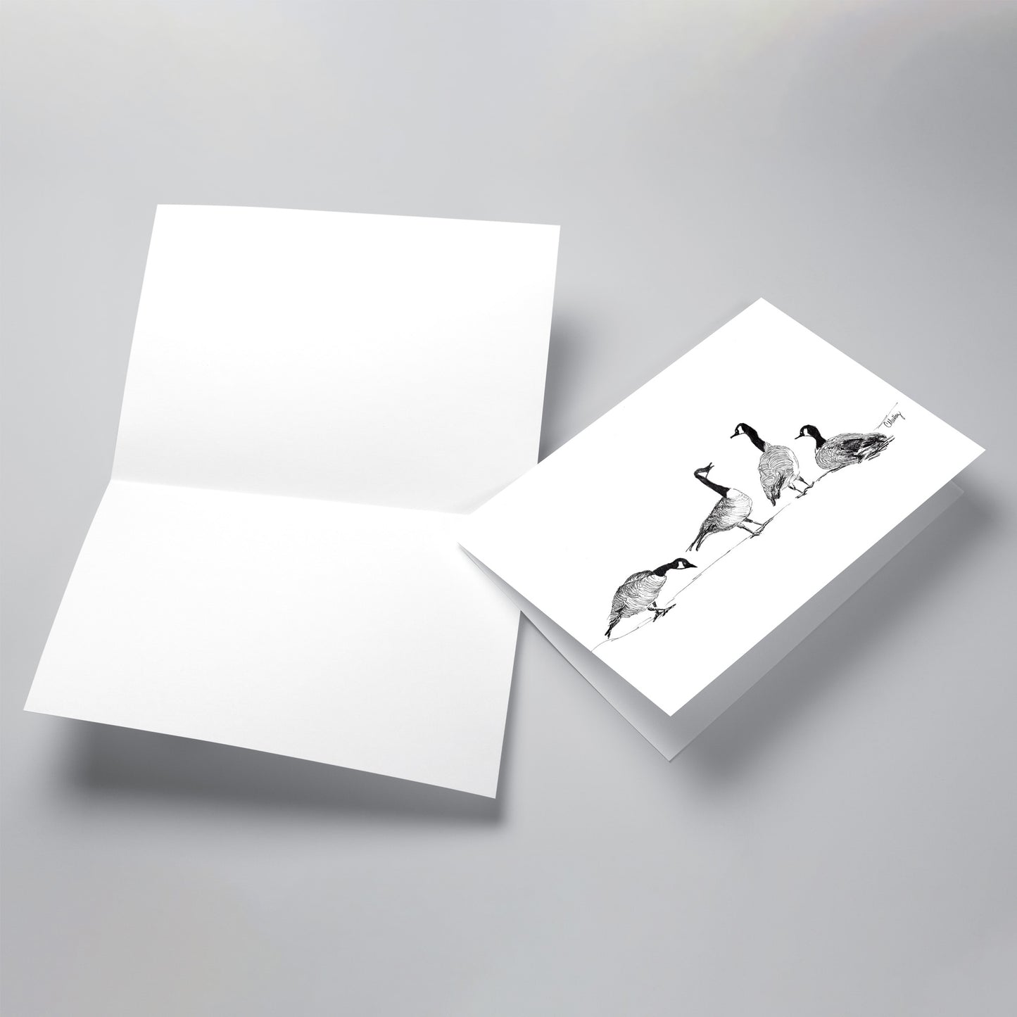 Geese at Rest card